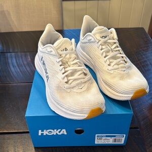 Hoka M Solimar White Running Shoes